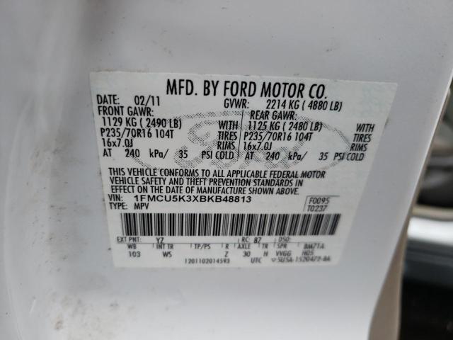 Продаж на аукціоні авто 2011 Ford Escape Hybrid, vin: 1FMCU5K3XBKB48813, номер лоту: 37360063