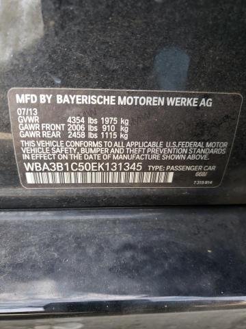2014 Bmw 320 I მანქანა იყიდება აუქციონზე, vin: WBA3B1C50EK131345, აუქციონის ნომერი: 37616453