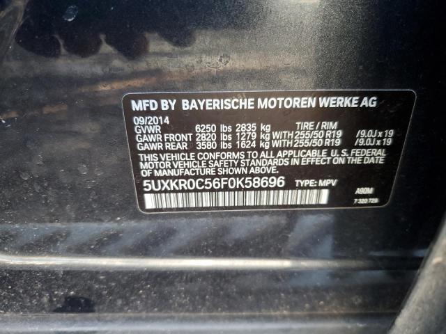 Aukcja sprzedaży 2015 Bmw X5 Xdrive35i, vin: 5UXKR0C56F0K58696, numer aukcji: 38112413