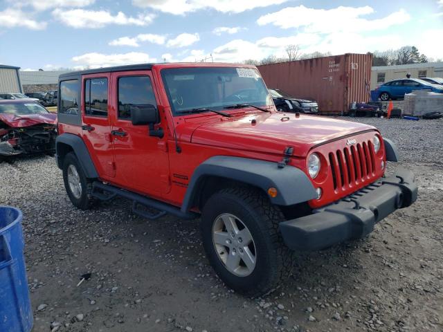 2016 Jeep Wrangler Unlimited Sport მანქანა იყიდება აუქციონზე, vin: 1C4BJWDG5GL327356, აუქციონის ნომერი: 37931233