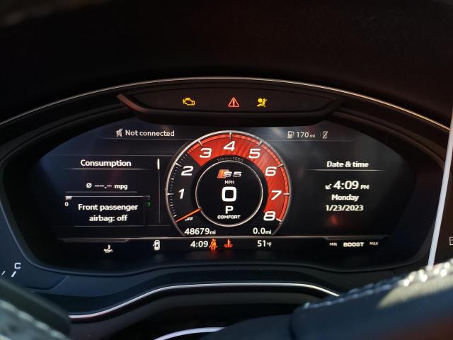 37607413 :رقم المزاد ، WAUB4CF53KA094371 vin ، 2019 Audi S5 Premium Plus مزاد بيع