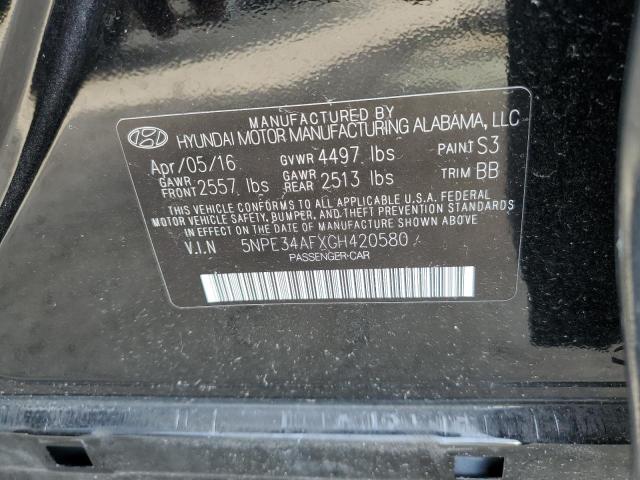 Aukcja sprzedaży 2016 Hyundai Sonata Sport, vin: 5NPE34AFXGH420580, numer aukcji: 36102233