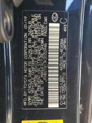 Aukcja sprzedaży 2019 Lexus Es 300h, vin: JTHB21B13K2032946, numer aukcji: 38399503