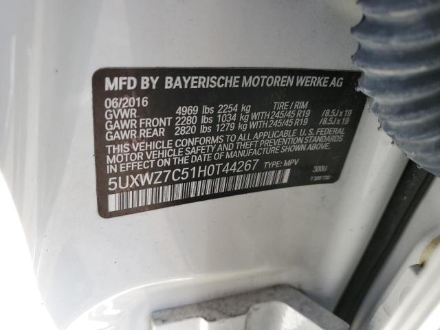Продажа на аукционе авто 2017 Bmw X3 Sdrive28i, vin: 5UXWZ7C51H0T44267, номер лота: 36362973