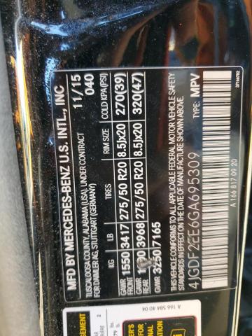 Aukcja sprzedaży 2016 Mercedes-benz Gl 350 Bluetec, vin: 4JGDF2EE6GA695309, numer aukcji: 38753343