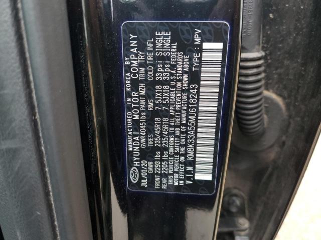 39291023 :رقم المزاد ، KM8K33A55MU618243 vin ، 2021 Hyundai Kona Limited مزاد بيع