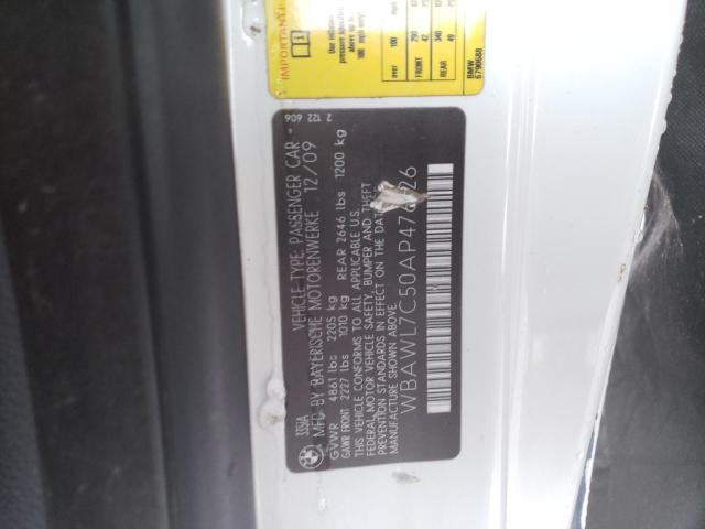 Продажа на аукционе авто 2010 Bmw 335 I, vin: WBAWL7C50AP476126, номер лота: 39249713