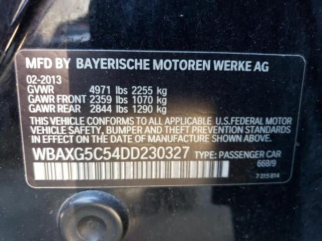 2013 Bmw 528 I მანქანა იყიდება აუქციონზე, vin: WBAXG5C54DD230327, აუქციონის ნომერი: 39144043