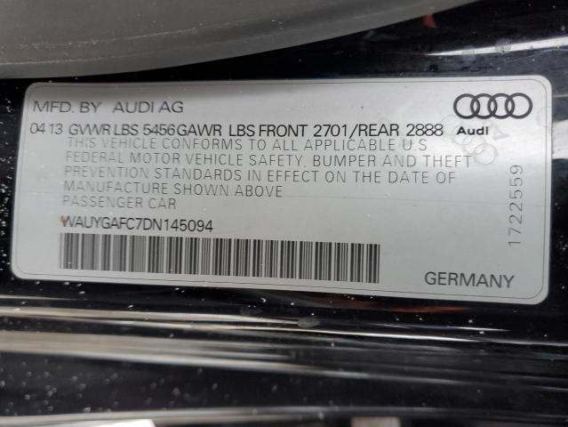 Продаж на аукціоні авто 2013 Audi A7 Premium Plus, vin: WAUYGAFC7DN145094, номер лоту: 38784233