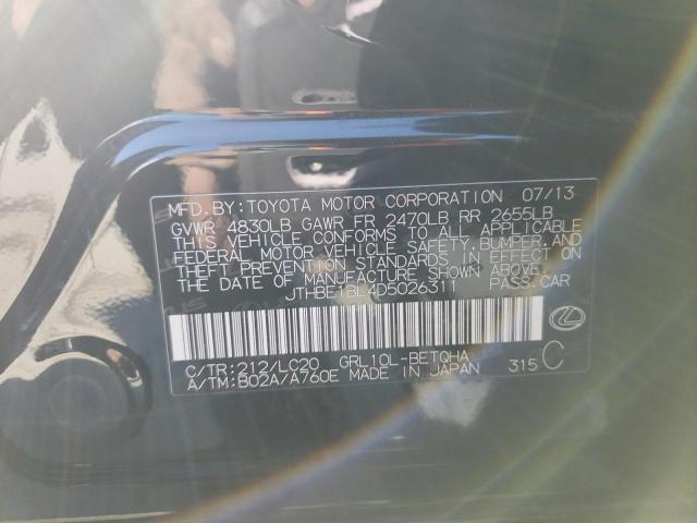 Продажа на аукционе авто 2013 Lexus Gs 350, vin: JTHBE1BL4D5026311, номер лота: 38790543