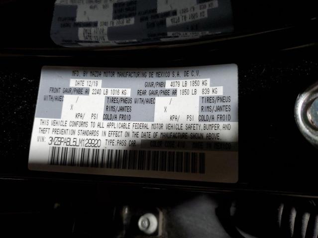 39134563 :رقم المزاد ، 3MZBPABL5LM129920 vin ، 2020 Mazda 3 مزاد بيع
