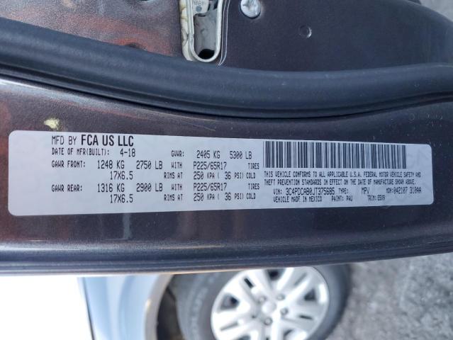 38825423 :رقم المزاد ، 3C4PDCAB0JT375685 vin ، 2018 Dodge Journey Se مزاد بيع