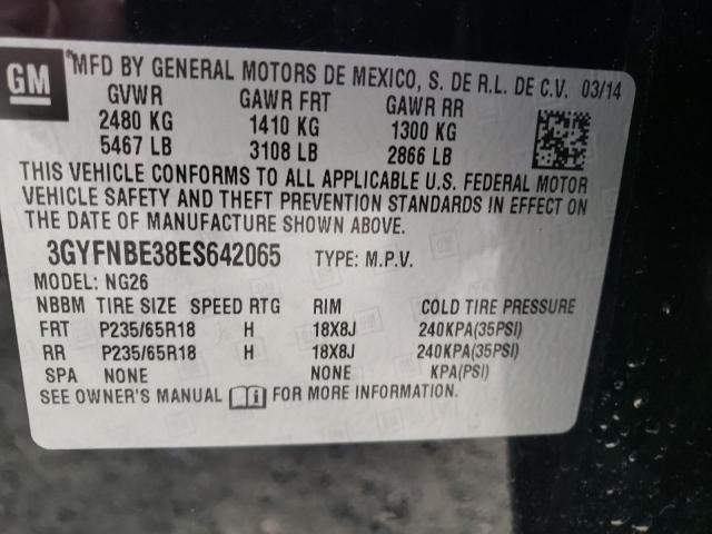 Продаж на аукціоні авто 2014 Cadillac Srx Luxury Collection, vin: 3GYFNBE38ES642065, номер лоту: 39866073
