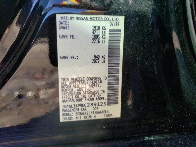 Продажа на аукционе авто 2014 Nissan Altima 2.5, vin: 1N4AL3AP9EC289125, номер лота: 39771553