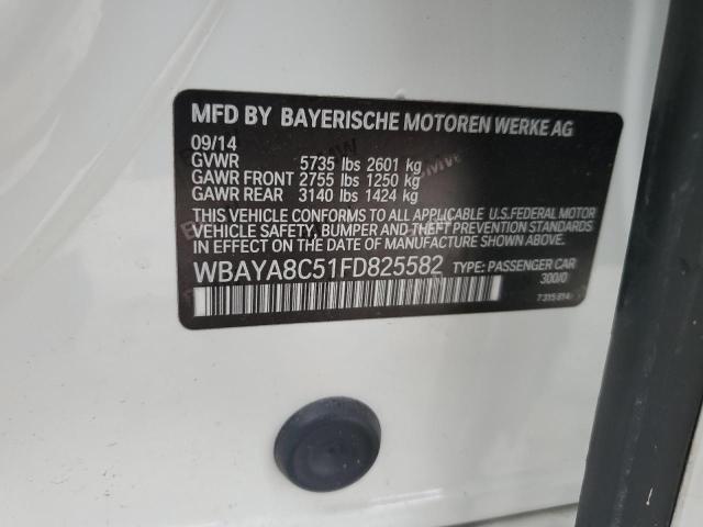 39456393 :رقم المزاد ، WBAYA8C51FD825582 vin ، 2015 Bmw 750 I مزاد بيع