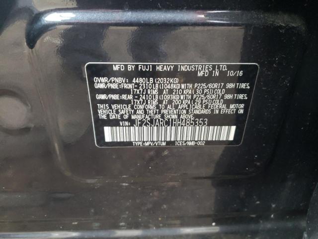 Продажа на аукционе авто 2017 Subaru Forester 2.5i Limited, vin: JF2SJARC1HH485353, номер лота: 39826583