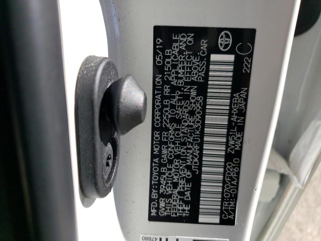 Продаж на аукціоні авто 2019 Toyota Prius, vin: JTDKARFU1K3090958, номер лоту: 39823823