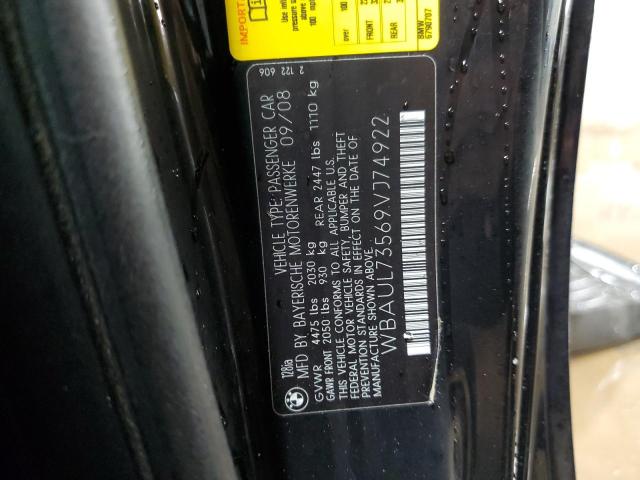 Продаж на аукціоні авто 2009 Bmw 128 I, vin: WBAUL73569VJ74922, номер лоту: 40039533