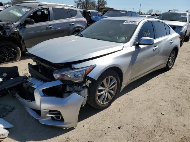 40081073 :رقم المزاد ، JN1BV7AP8EM681879 vin ، 2014 Infiniti Q50 Base مزاد بيع