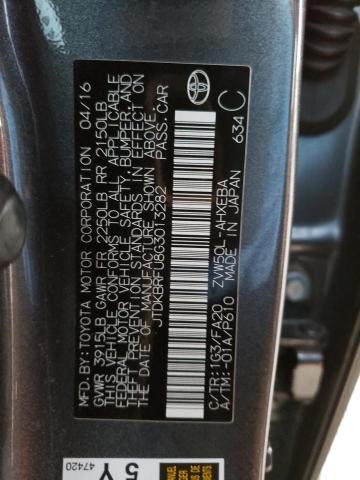 Продаж на аукціоні авто 2016 Toyota Prius, vin: JTDKBRFU8G3013282, номер лоту: 40032813