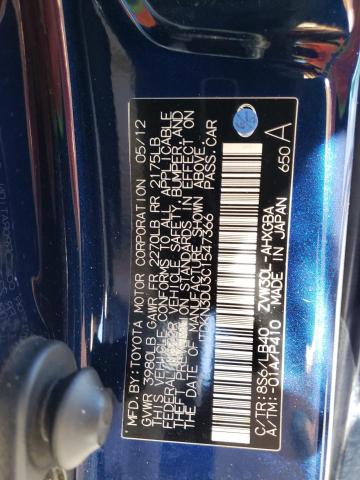 Aukcja sprzedaży 2012 Toyota Prius, vin: JTDKN3DU3C1547366, numer aukcji: 39896843