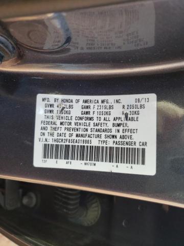 Auction sale of the 2014 Honda Accord Exl, vin: 1HGCR2F85EA019965, lot number: 40047343