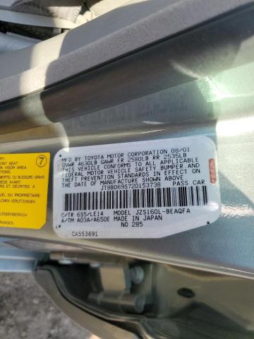 Aukcja sprzedaży 2002 Lexus Gs 300, vin: JT8BD69S720153738, numer aukcji: 40049683