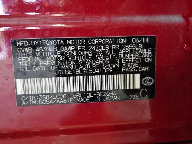 Продаж на аукціоні авто 2014 Lexus Gs 350, vin: JTHBE1BL7E5041029, номер лоту: 39100683