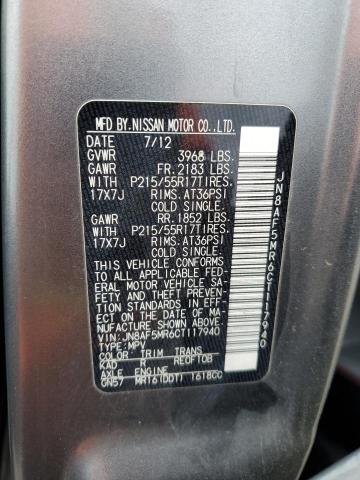 Aukcja sprzedaży 2012 Nissan Juke S, vin: JN8AF5MR6CT117940, numer aukcji: 39876643