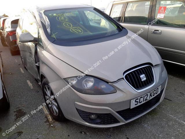 39465053 :رقم المزاد ، VSSZZZ5PZCR036157 vin ، 2012 Seat Altea Xl S مزاد بيع