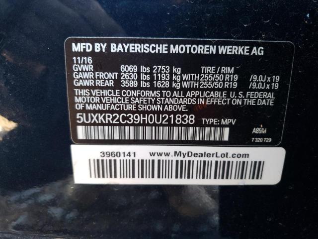 Aukcja sprzedaży 2017 Bmw X5 Sdrive35i, vin: 5UXKR2C39H0U21838, numer aukcji: 40614933