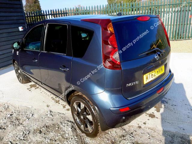 Aukcja sprzedaży 2012 Nissan Note N-tec, vin: SJNFCAE11U2192582, numer aukcji: 40338753