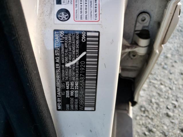 Aukcja sprzedaży 2006 Mercedes-benz C 280, vin: WDBRF54H56A871920, numer aukcji: 39924543