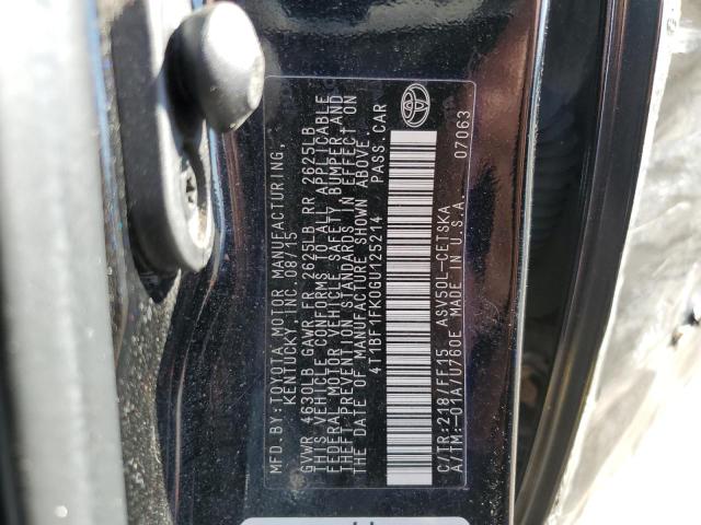 40200063 :رقم المزاد ، 4T1BF1FK0GU125214 vin ، 2016 Toyota Camry Le مزاد بيع