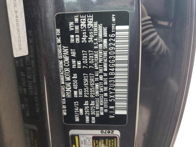 Aukcja sprzedaży 2016 Hyundai Santa Fe Sport, vin: 5XYZU3LB4GG309226, numer aukcji: 40011973