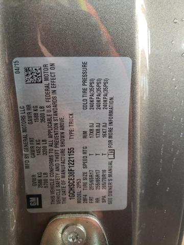 Aukcja sprzedaży 2015 Chevrolet Colorado Z71, vin: 1GCHSCE38F1221155, numer aukcji: 40678463