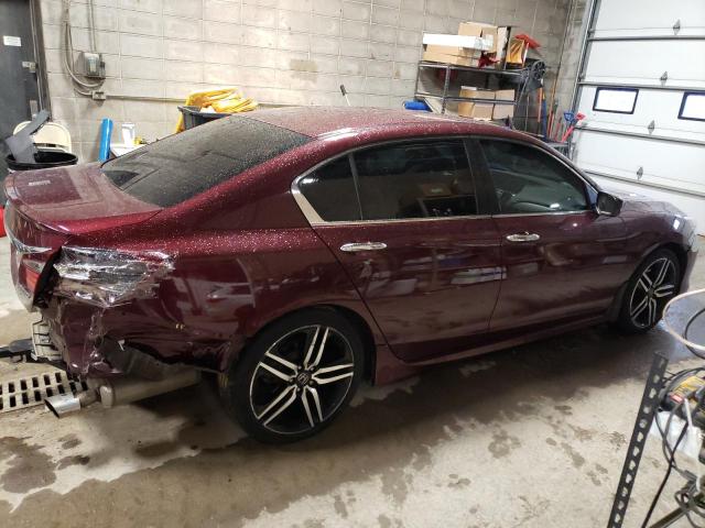 2017 Honda Accord Sport მანქანა იყიდება აუქციონზე, vin: 1HGCR2F53HA143596, აუქციონის ნომერი: 40468083