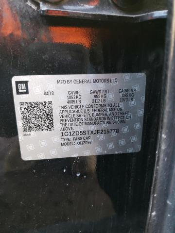 Aukcja sprzedaży 2018 Chevrolet Malibu Lt, vin: 1G1ZD5STXJF215778, numer aukcji: 40839213