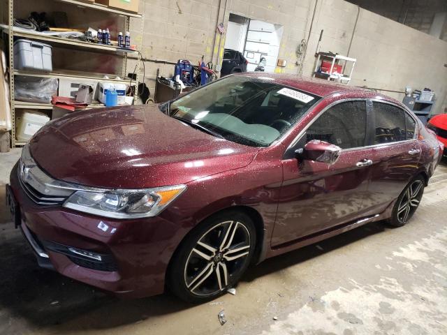 2017 Honda Accord Sport მანქანა იყიდება აუქციონზე, vin: 1HGCR2F53HA143596, აუქციონის ნომერი: 40468083