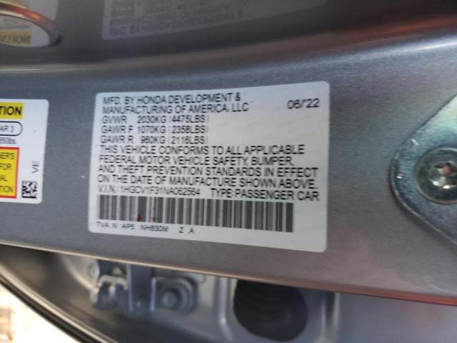 Aukcja sprzedaży 2022 Honda Accord Sport, vin: 1HGCV1F31NA062564, numer aukcji: 41199393