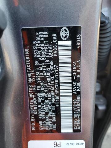 Aukcja sprzedaży 2015 Toyota Camry Le, vin: 4T1BF1FKXFU012157, numer aukcji: 41180443