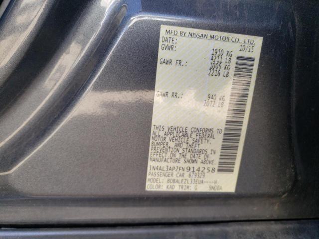 Aukcja sprzedaży 2015 Nissan Altima 2.5, vin: 1N4AL3AP2FN914258, numer aukcji: 40116803
