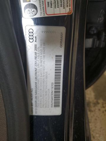 41542413 :رقم المزاد ، WAUYGAFC3DN118703 vin ، 2013 Audi A7 Premium Plus مزاد بيع