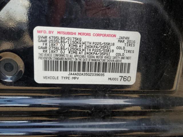 Продажа на аукционе авто 2016 Mitsubishi Outlander Es, vin: JA4AD2A35GZ039695, номер лота: 41942833