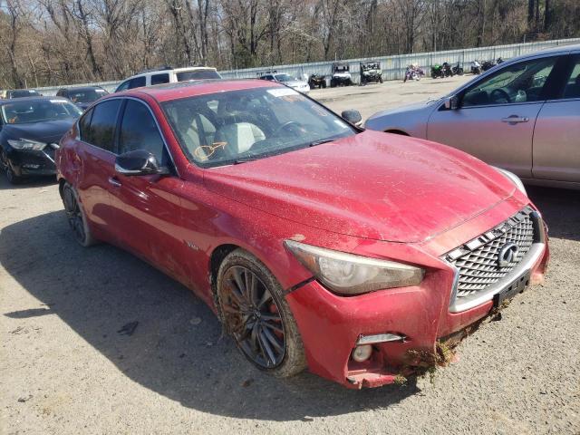 2019 Infiniti Q50 Red Sport 400 მანქანა იყიდება აუქციონზე, vin: JN1FV7AP0KM760914, აუქციონის ნომერი: 41263983