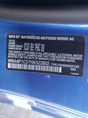 Aukcja sprzedaży 2017 Bmw 440i, vin: WBA4P1C57HK522602, numer aukcji: 40777793
