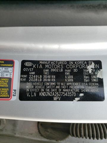 Продаж на аукціоні авто 2018 Kia Soul, vin: KNDJN2A26J7543573, номер лоту: 41298373