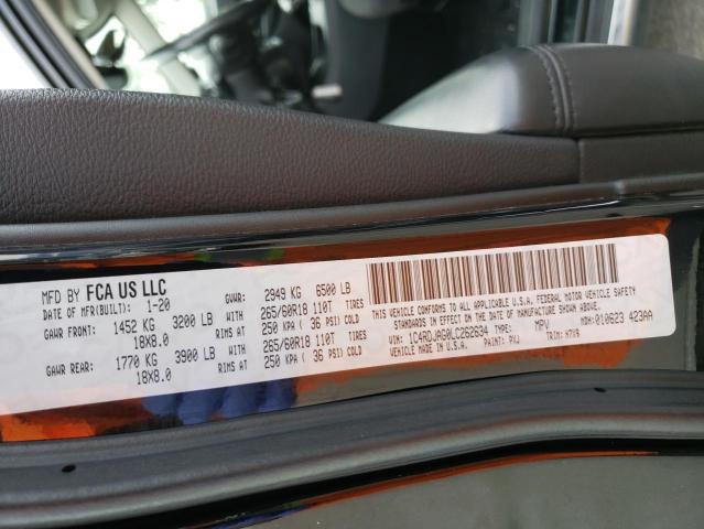 Aukcja sprzedaży 2020 Dodge Durango Sxt, vin: 1C4RDJAG0LC262634, numer aukcji: 41744243