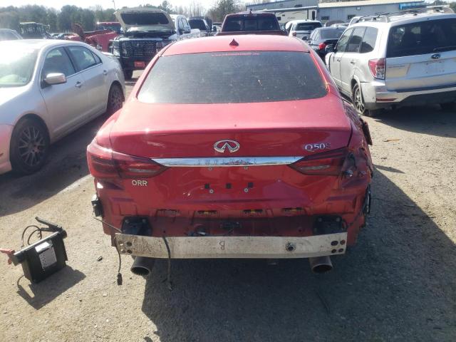 2019 Infiniti Q50 Red Sport 400 მანქანა იყიდება აუქციონზე, vin: JN1FV7AP0KM760914, აუქციონის ნომერი: 41263983
