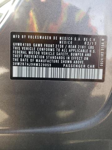 Продаж на аукціоні авто 2017 Volkswagen Jetta S, vin: 3VW2B7AJ9HM329059, номер лоту: 41750243